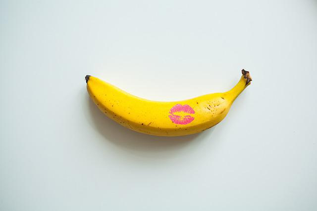 banán se rtěnkou